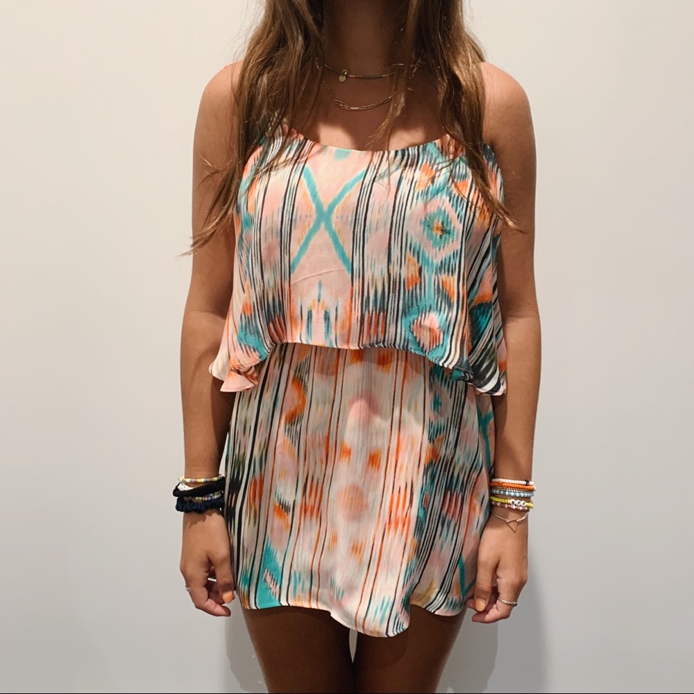 Colorful mini dress